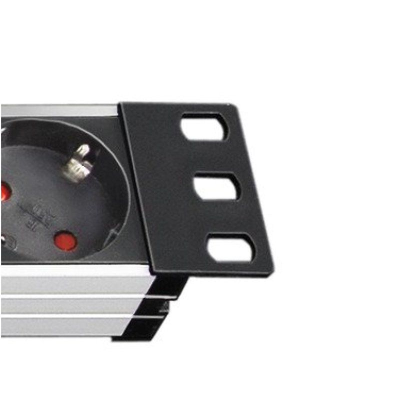 Brennenstuhl Multipresa Brennestuhl 8 posti 2m [1390007018] power extension 8 AC outlet(s) Indoor Aluminium, Black