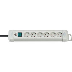 Brennenstuhl 1955560100 power extension 3 m 6 AC outlet(s) Grey