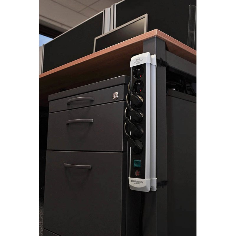 Brennenstuhl 1955560100 multiprise 3 m 6 sortie(s) CA Gris