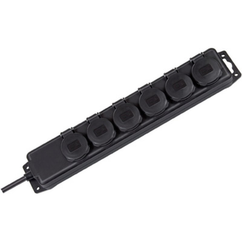 brennenstuhl Multiprise IP44, 6 prises