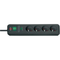 brennenstuhl Prolongateur multiprise "Eco-Line", 4 prises