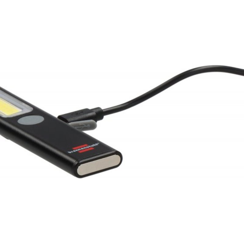 brennenstuhl Lampe de poche LED rechargeable PL 200 AC, noir