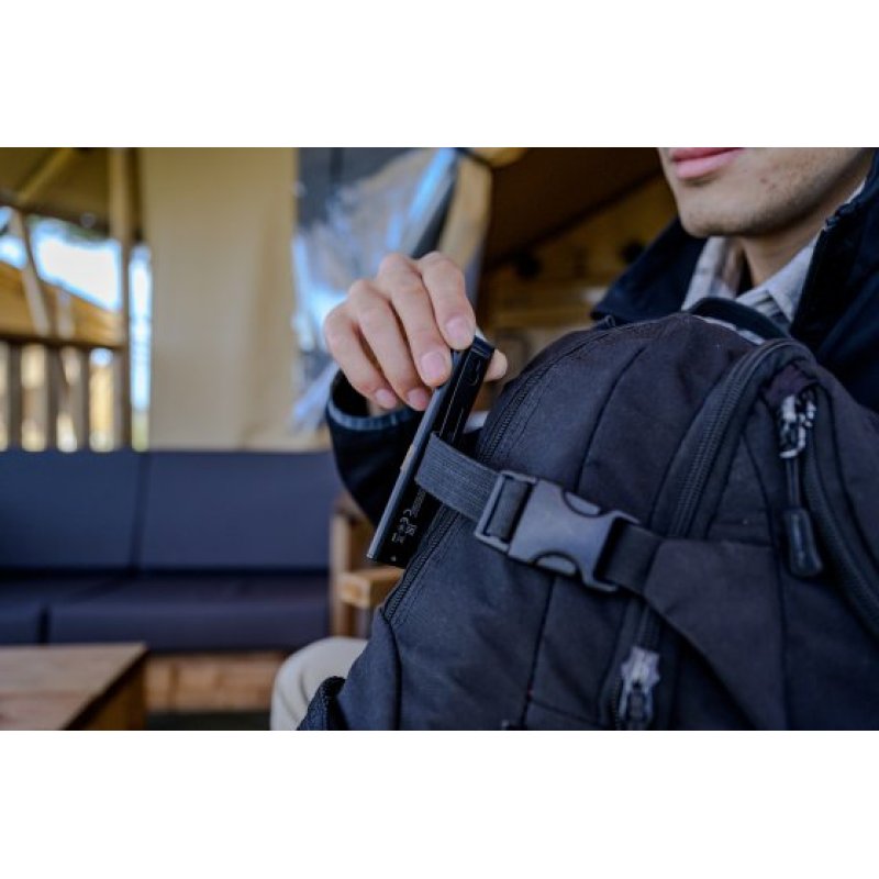 brennenstuhl Lampe de poche LED rechargeable PL 200 AC, noir