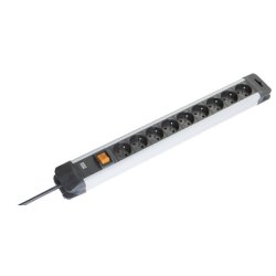 BACHMANN Steckdosenleiste CONNECTUS, 9-fach, Kindersicherung
