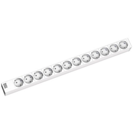 BACHMANN 19" Steckdosenleiste "Zero-U Space", 12-fach