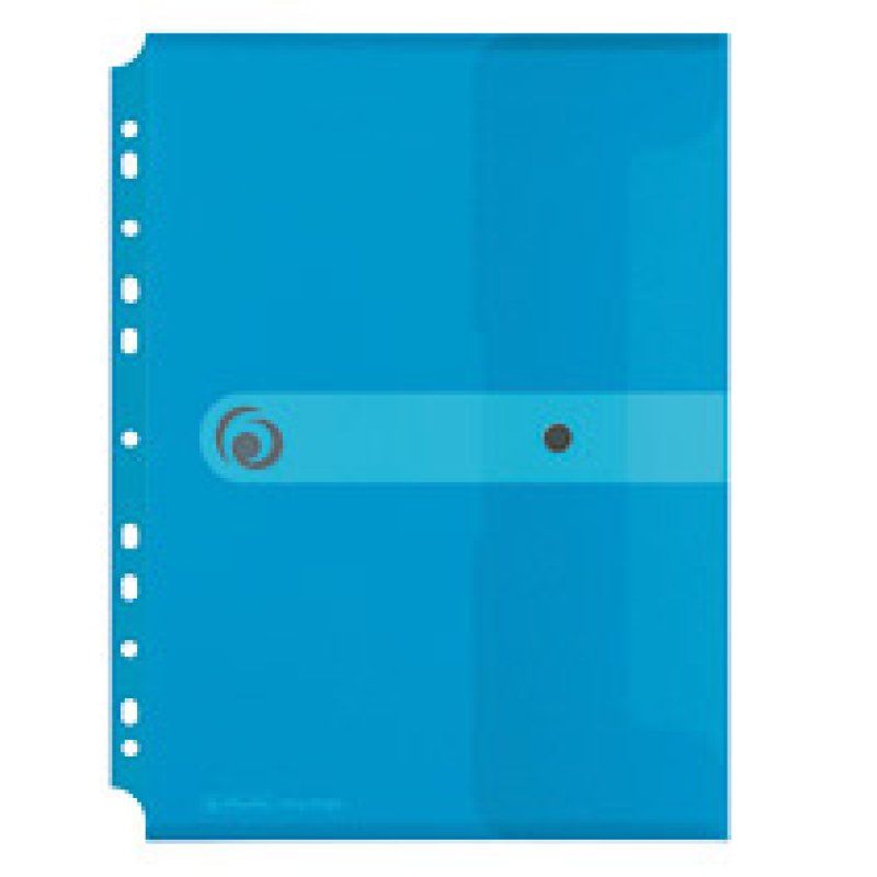 Herlitz 11292943 folder Polypropylene (PP) Blue, Transparent A4