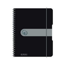 herlitz Cahier à spirales easy orga to go, A5, noir