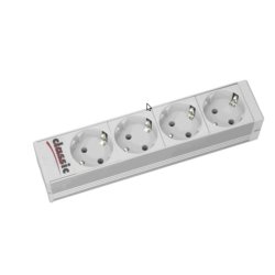 Secomp 19.07.1194 power extension 2 m 4 AC outlet(s) Aluminium