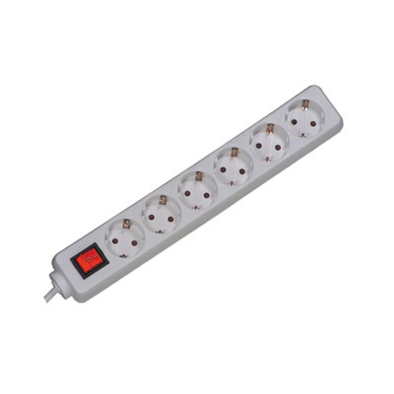 Bachmann Surge protector, 3m White 6 AC outlet(s) 250 V