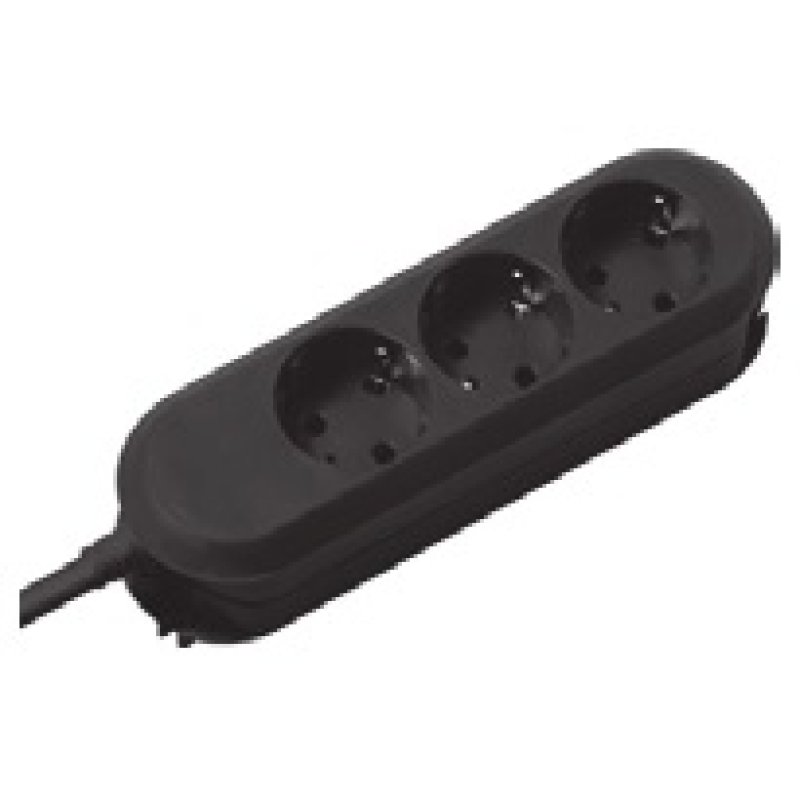 Bachmann SMARTLINE power extension 1.5 m 3 AC outlet(s) Black