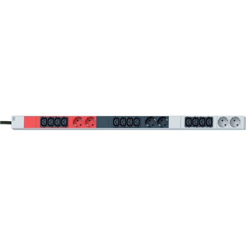 BACHMANN IT Steckdosenleiste Basic, 1 HE, 18-fach, PDU Level