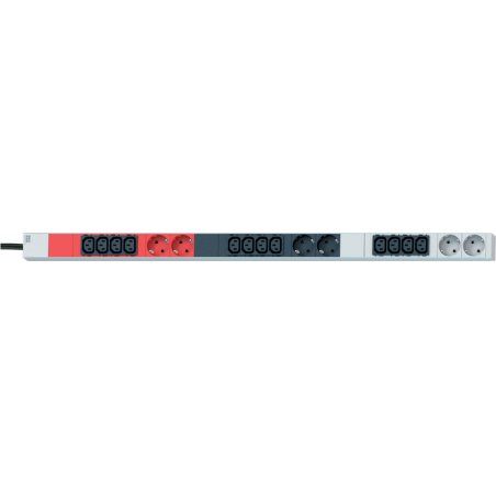 BACHMANN IT Steckdosenleiste Basic, 1 HE, 18-fach, PDU Level