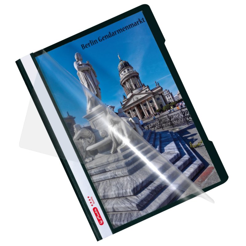 Herlitz Quality report cover Polypropylene (PP) Black