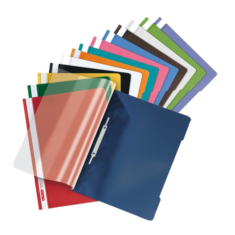 Herlitz 11317104 report cover Polypropylene (PP) White