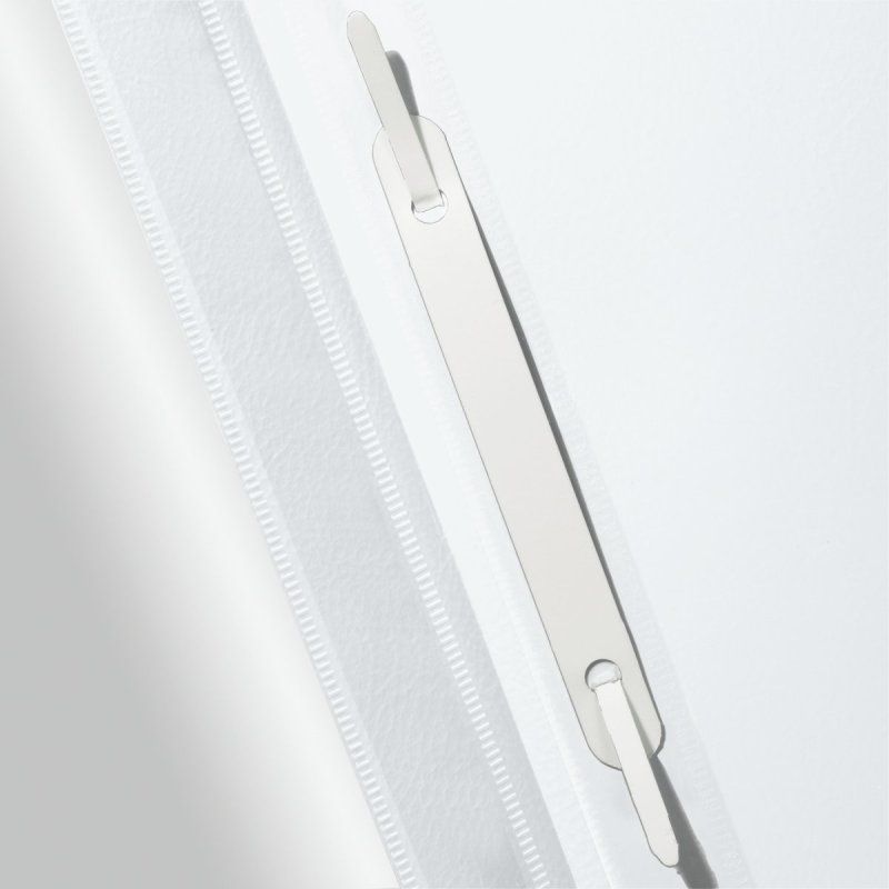 herlitz Chemise à lamelle "Quality", A4, film PP, blanc