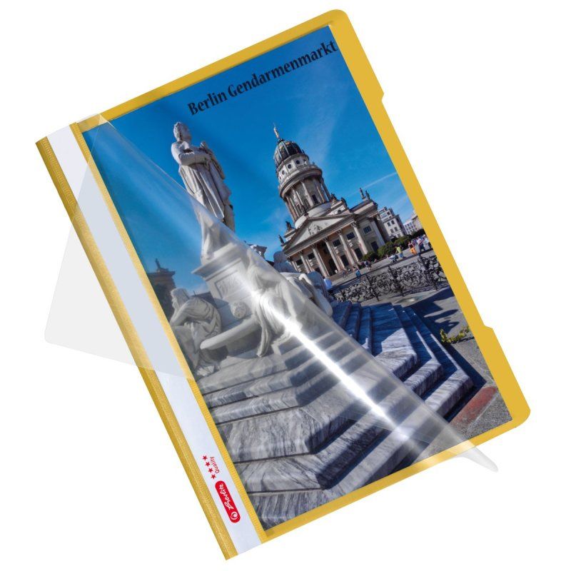 Herlitz 11317112 protège documents Polypropylène (PP) Jaune
