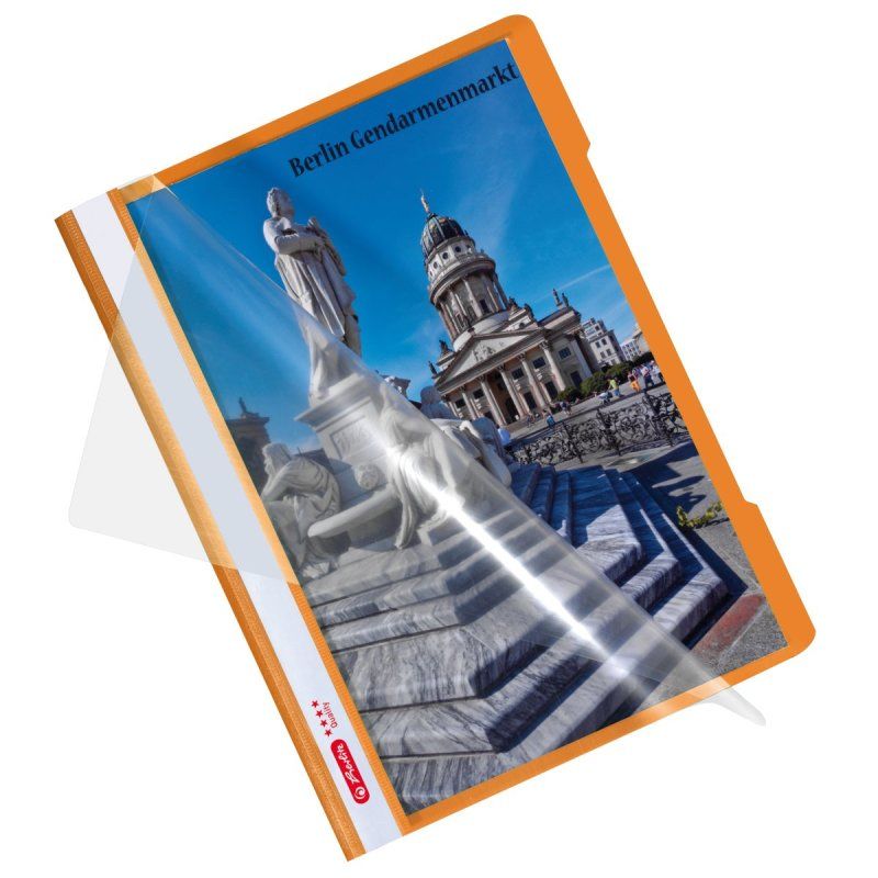 Herlitz 11317120 protège documents Polypropylène (PP) Orange