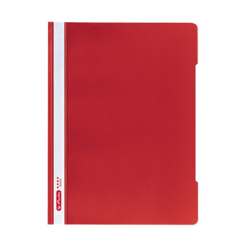 Herlitz 11317138 protège documents Polypropylène (PP) Rouge