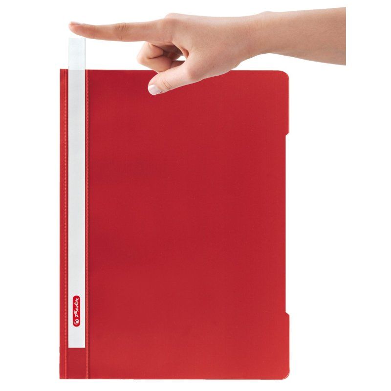 Herlitz 11317138 report cover Polypropylene (PP) Red
