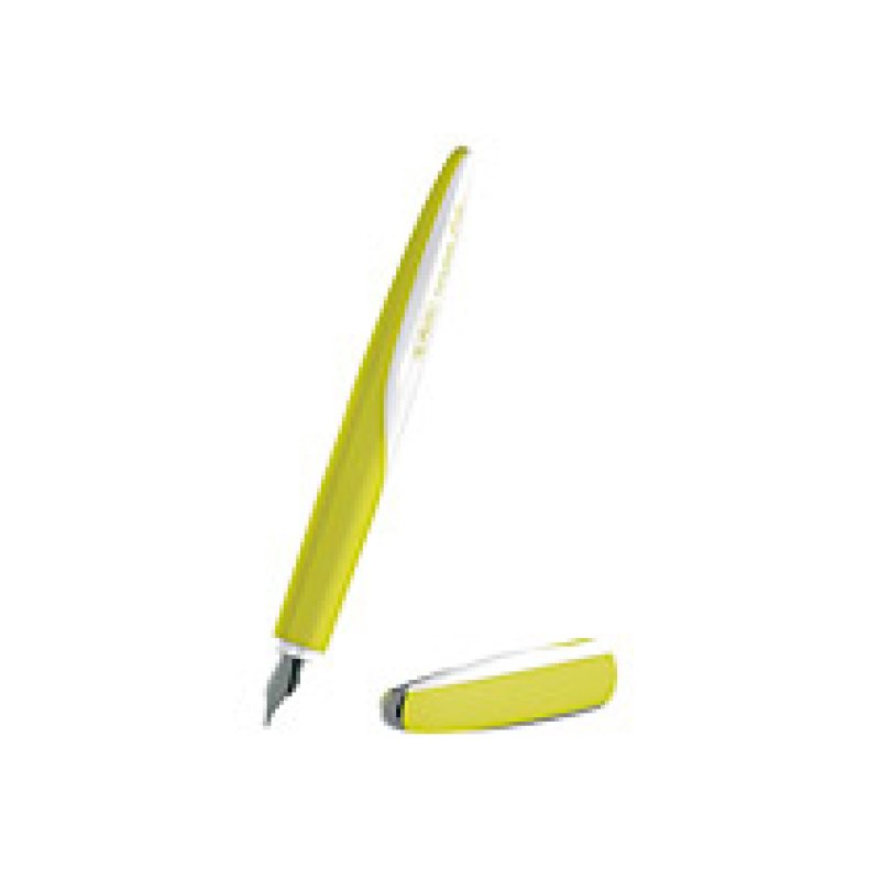 Herlitz 11357225 stylo-plume Blanc, Jaune 1 pièce(s)