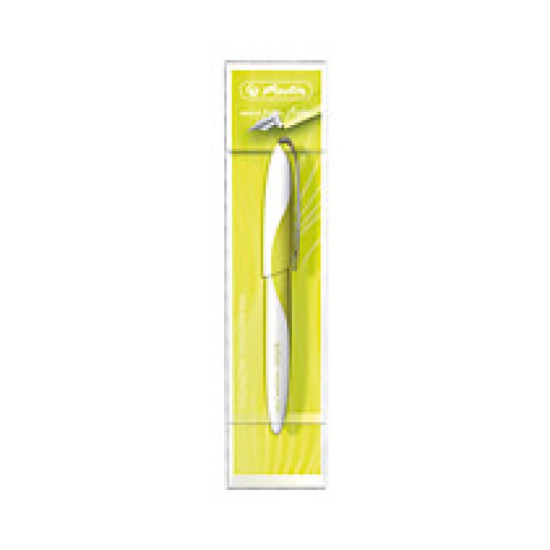 Herlitz 11357225 stylo-plume Blanc, Jaune 1 pièce(s)
