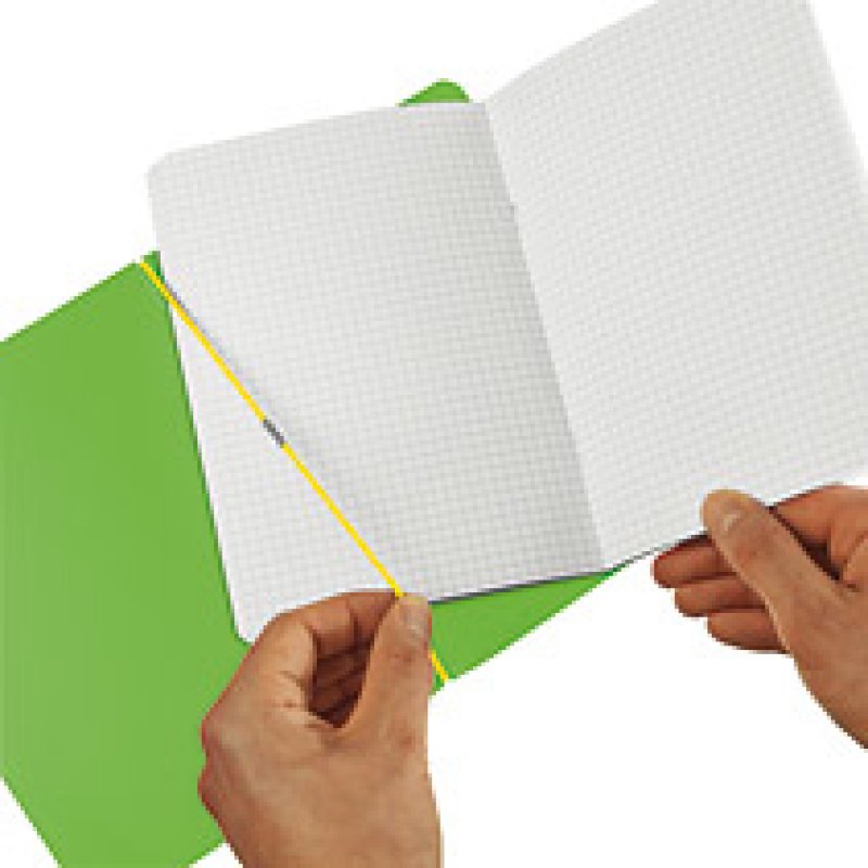 Herlitz 11361540 writing notebook A6 40 sheets Green, Yellow