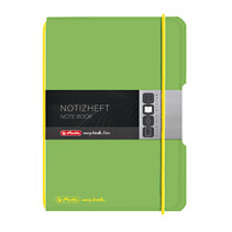 herlitz Carnet de notes my.book flex, A6, PP, vert clair