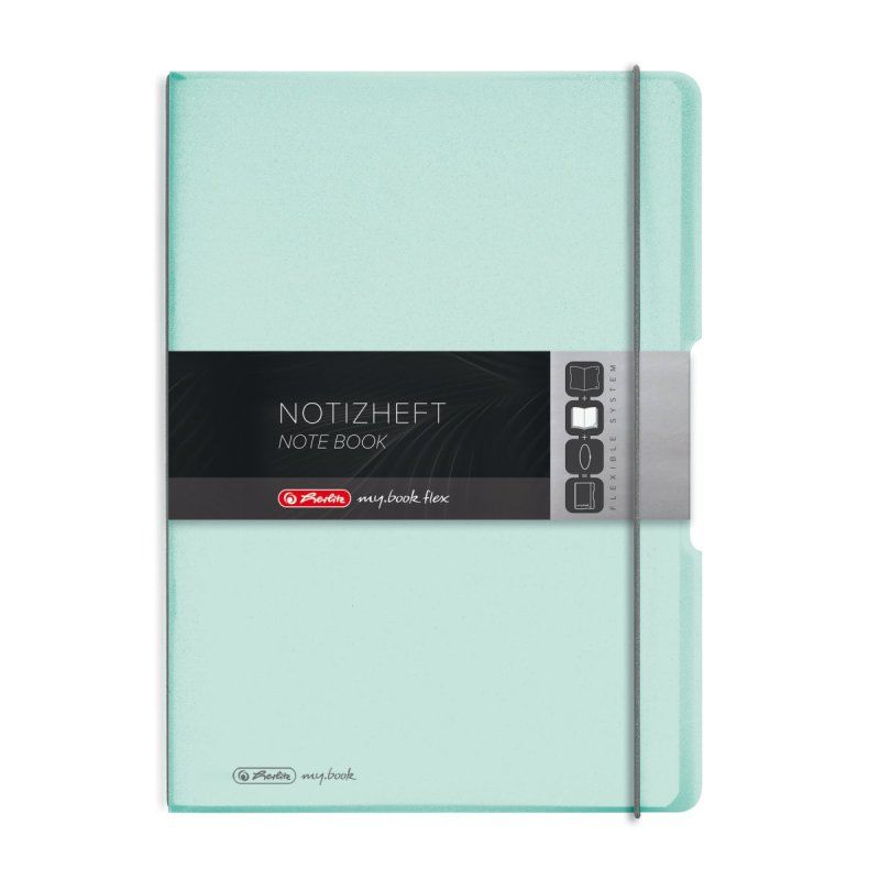 herlitz Carnet de notes my.book flex Pastel, A4, couverture