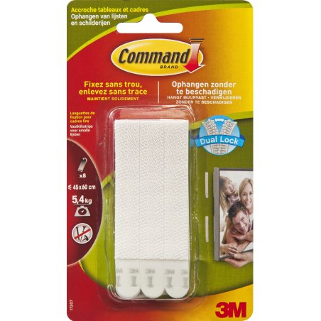 3M Command Languettes de fixation pour cadres, taille M,