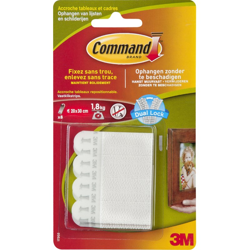 Command 17202 film adhesive White