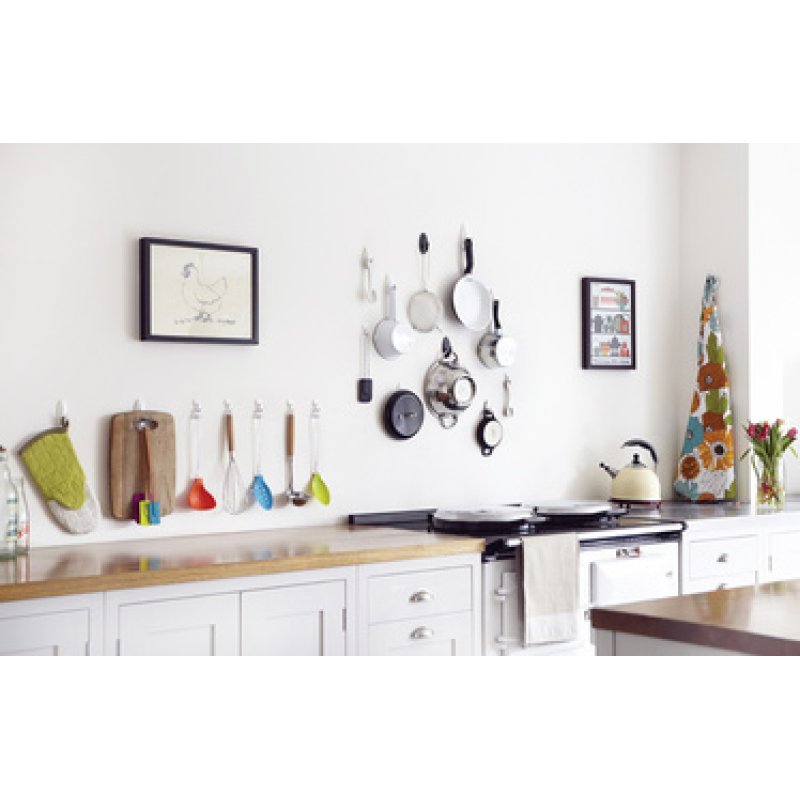 3M Command Mini-crochet, plastique, taille: S, blanc