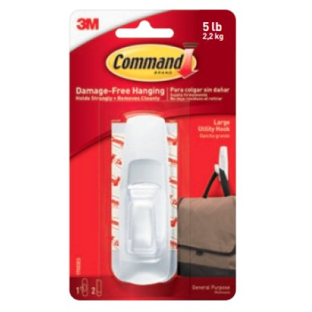 3M 17003FGN crochet pour rangement à usage domestique Intérieure Crochet universel Blanc 1 pièce(s)