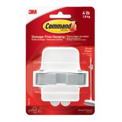 3M Command Porte-balais pour manche de diamètre: 25 mm