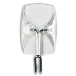 3M Command Crochet avec pointe en métal, transparent