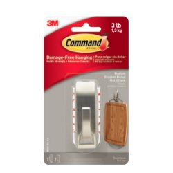 3M MR02-BNFGN home storage hook Indoor Universal hook Silver 1 pc(s)