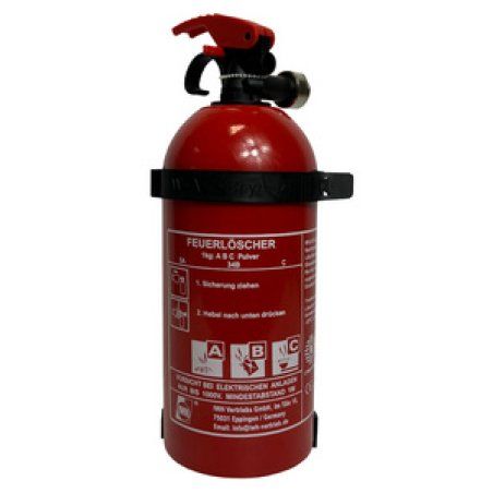 IWH Feuerlöscher für Kraftfahrzeuge, 1 kg, DIN EN 3