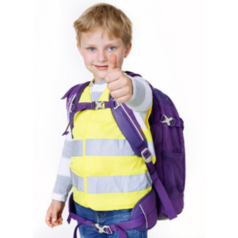 IWH Gilet de sécurité pour enfants, DIN EN 1150, jaune