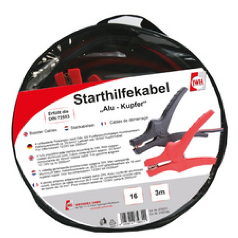 IWH Câble de démarrage pour voiture ALU-PRO, 16 mm2