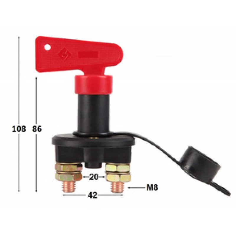 IWH Coupe-batterie, 100 A