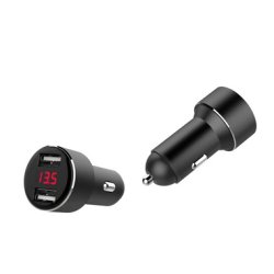 IWH Chargeur USB pour voiture avec indicateur de tension