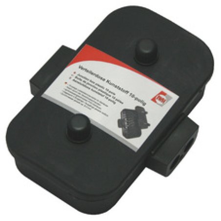 IWH Boîte de raccordement, plastique, 10 pôles, noir