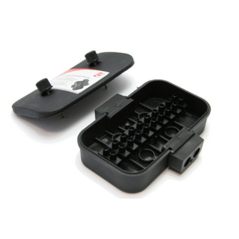 IWH Boîte de raccordement, plastique, 10 pôles, noir