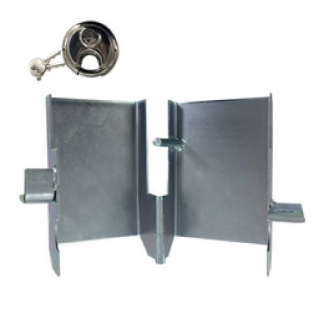 IWH Antivol de remorque et caravane, rabattable, à cadenas