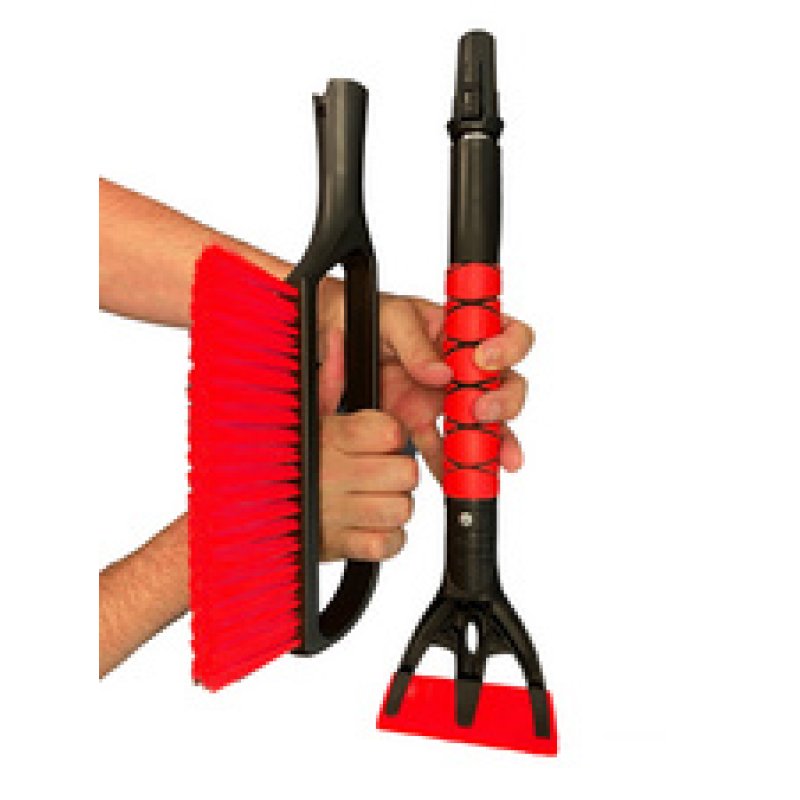 IWH Gratte-givre télescopique avec balai à neige, 720-890 mm