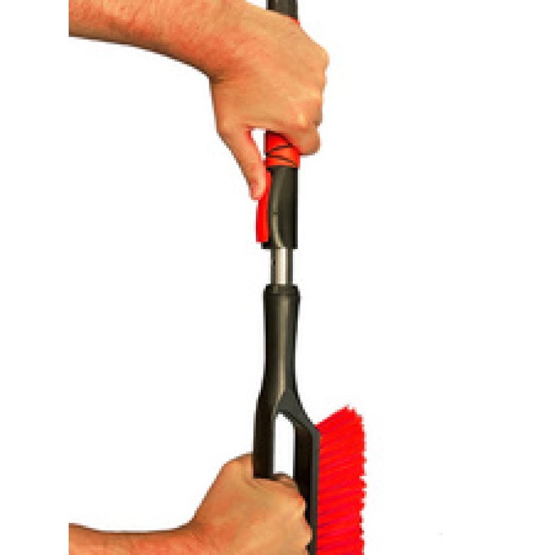 IWH Gratte-givre télescopique avec balai à neige, 720-890 mm