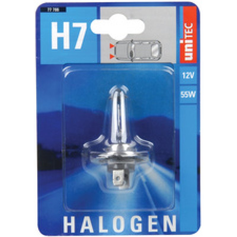 uniTEC Ampoule halogène H7 pour phare, 12 V, 55 watts