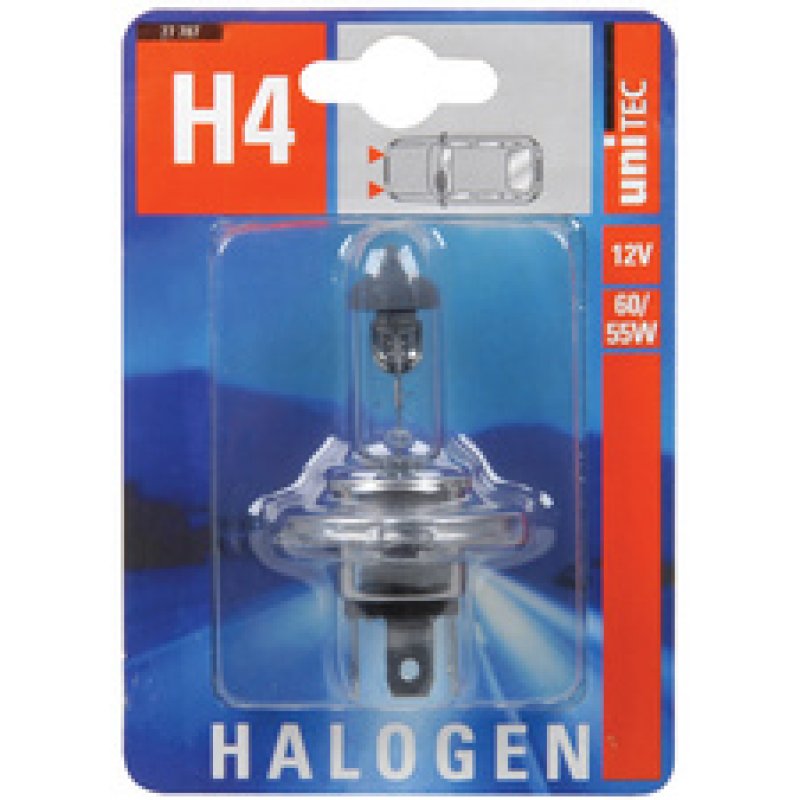 uniTEC Ampoule halogène H4 pour phare de voiture, 12 v