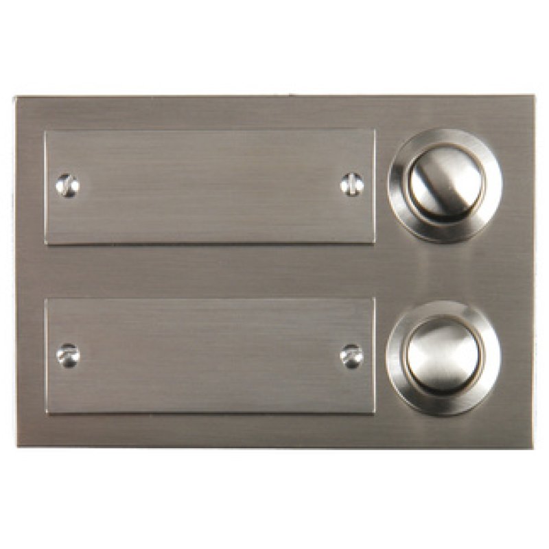 UniTEC Bouton pour sonnette, zinc moulé, 1 bouton