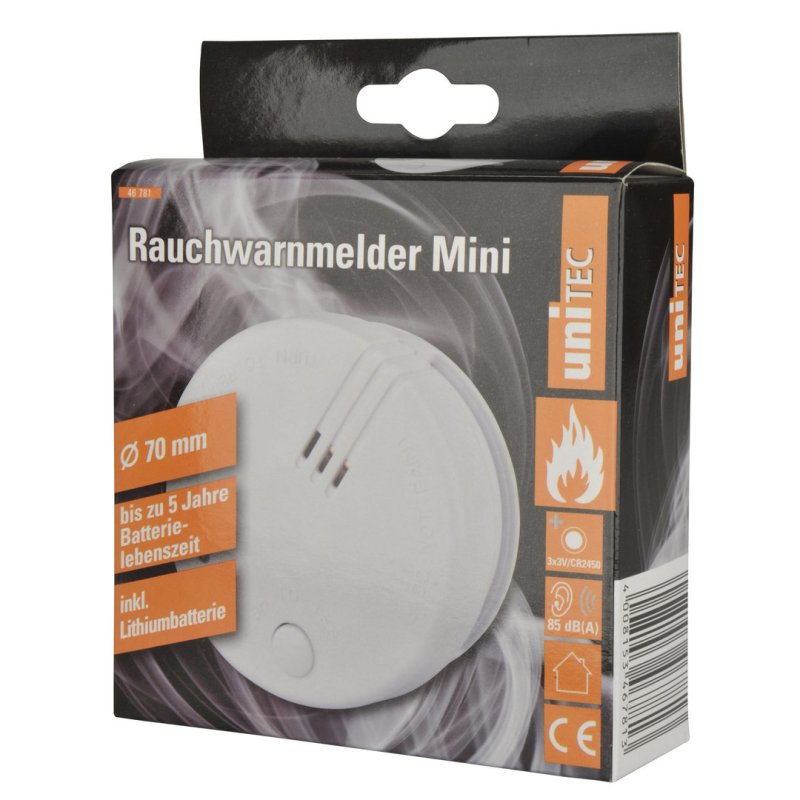 Unitech 46781 détecteur de fumée Détecteur à réflexion photoélectrique Sans fil