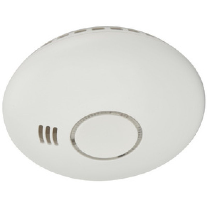 uniTEC Détecteur de fumée radio, blanc